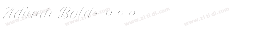 Adinah Bold字体转换 Adinah Bold字体转换